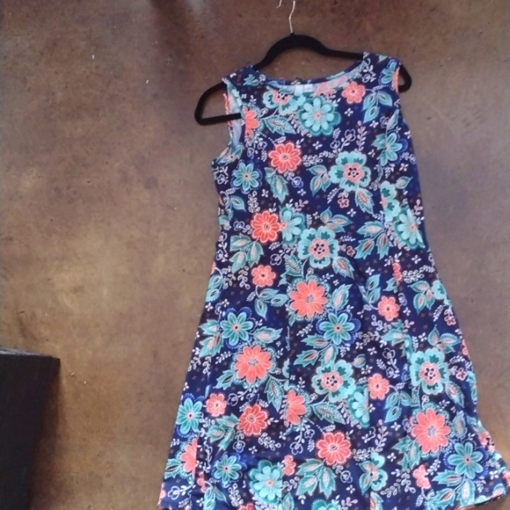 Funky Sleeveless Floral Dress